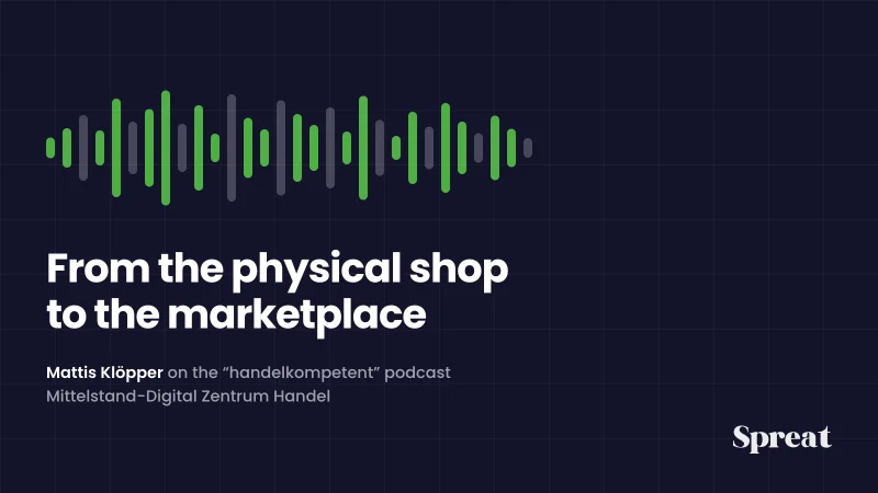 A podcast waveform: from the physical shop to the marketplace