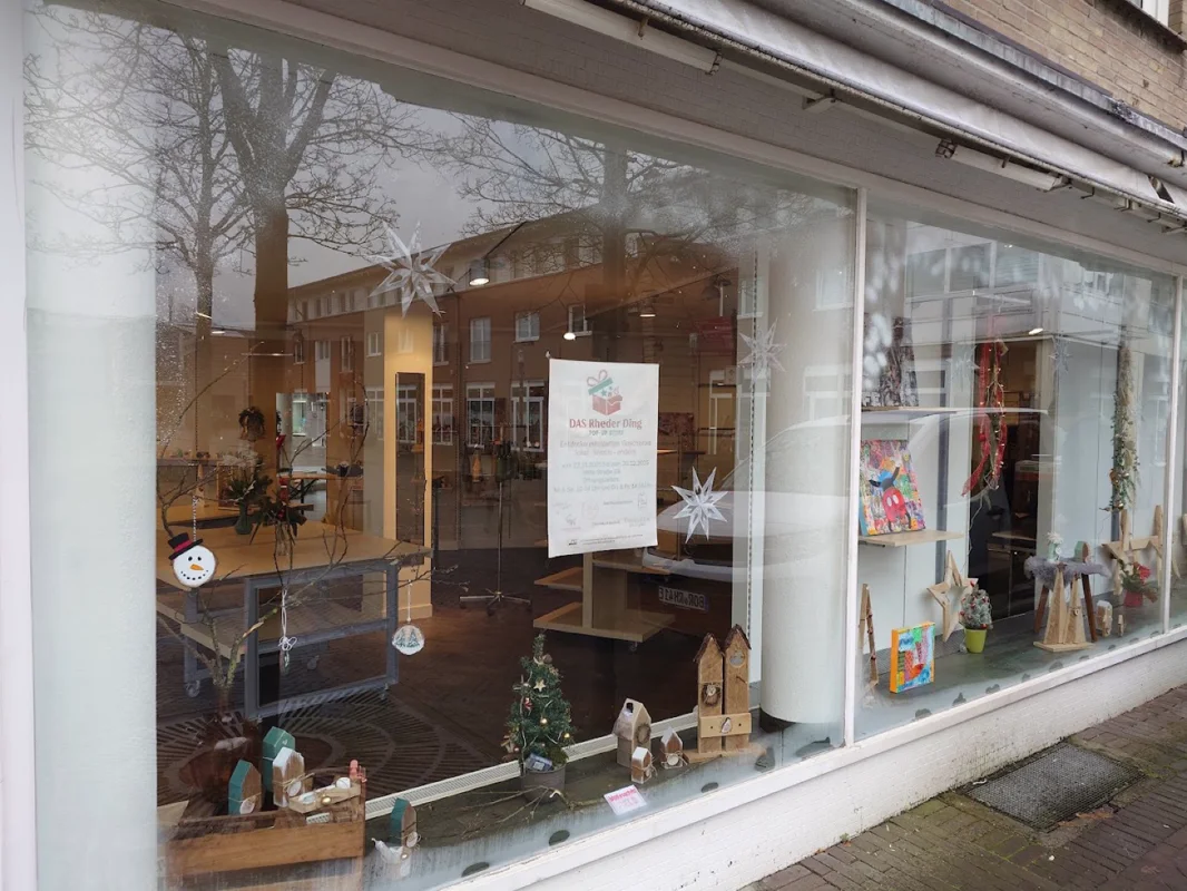 Schaufenster des Pop-up-Stores Rhede